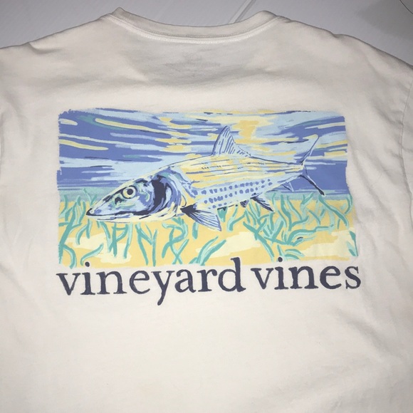 Vineyard Vines men’s one pocket T-Shirt Size small Printed Short sleeve - Picture 2 of 9